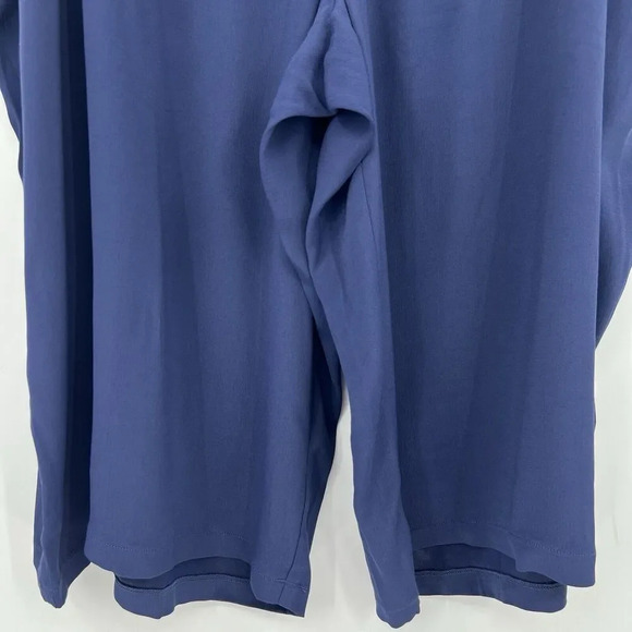 Universal Standard Elvo Culottes in Maritime Blue Wide Leg Cropped Pants Size 2X - Picture 4 of 9
